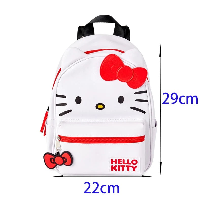 Kitty Kawaii Red White Bow Backpack Bag - Bouquet Blossoms Shop