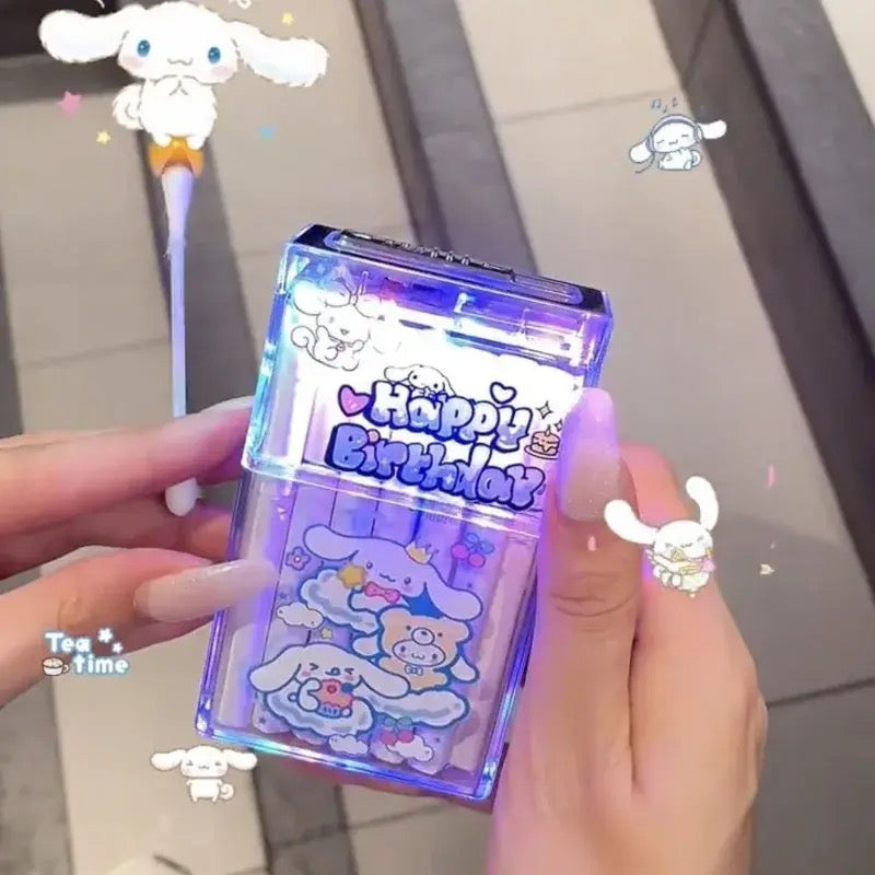 Kawaii Character Electric Lighter Box LED Cases - Bouquet Blossoms Shop