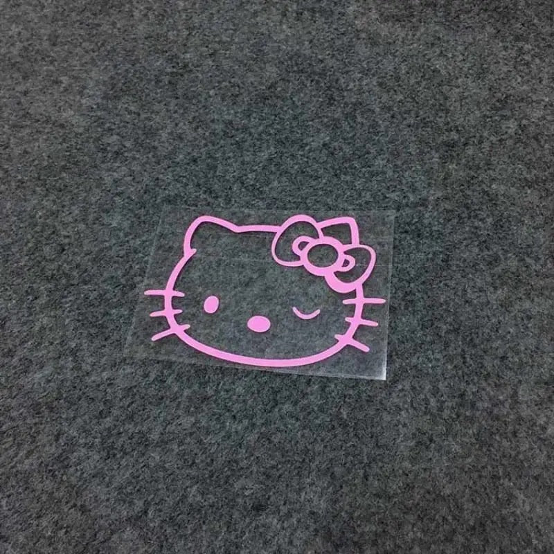 Kawaii Kitty Pink Car Stickers (6 Styles) - Bouquet Blossoms Shop