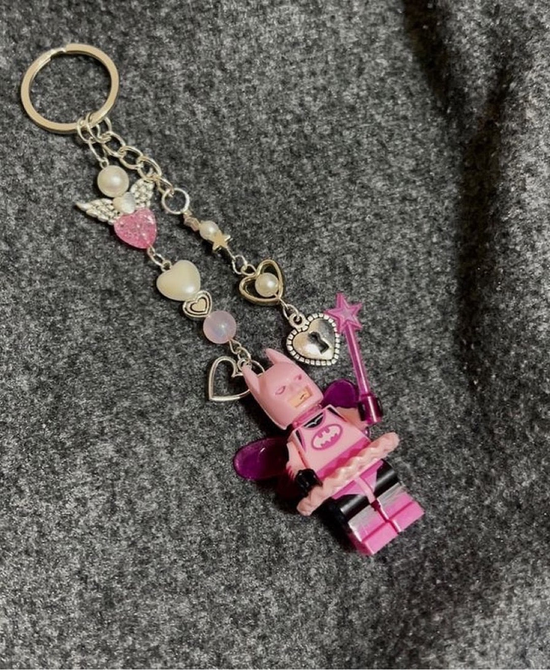 Pink Girlboss Fairy Keychain - Bouquet Blossoms Shop