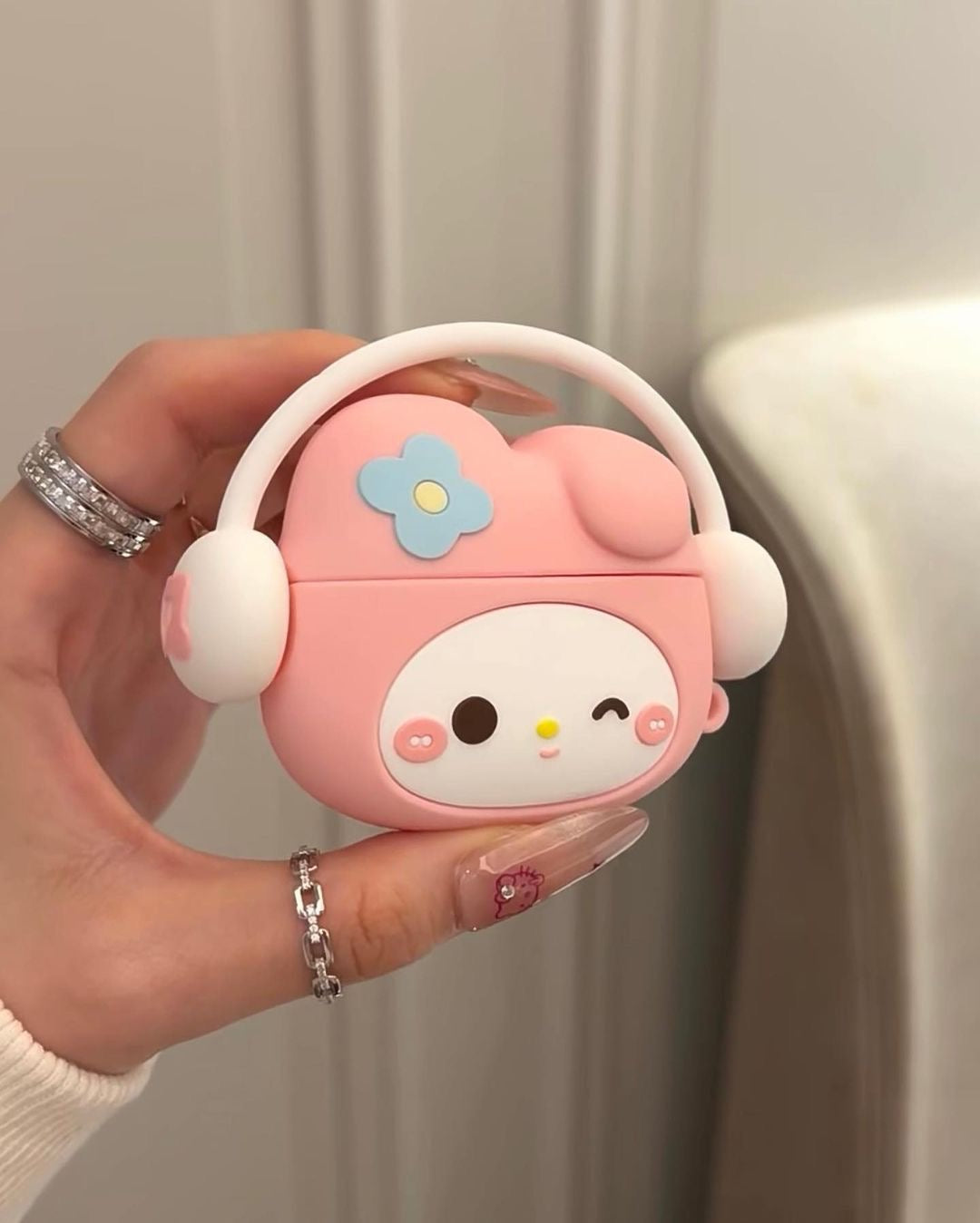 Kawaii Character Silicone AirPod Cases - Bouquet Blossoms Shop