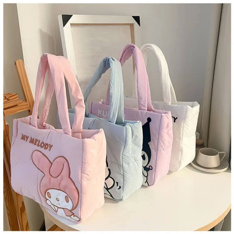 Kawaii Character Nylon Tote Bag (4 Variants)