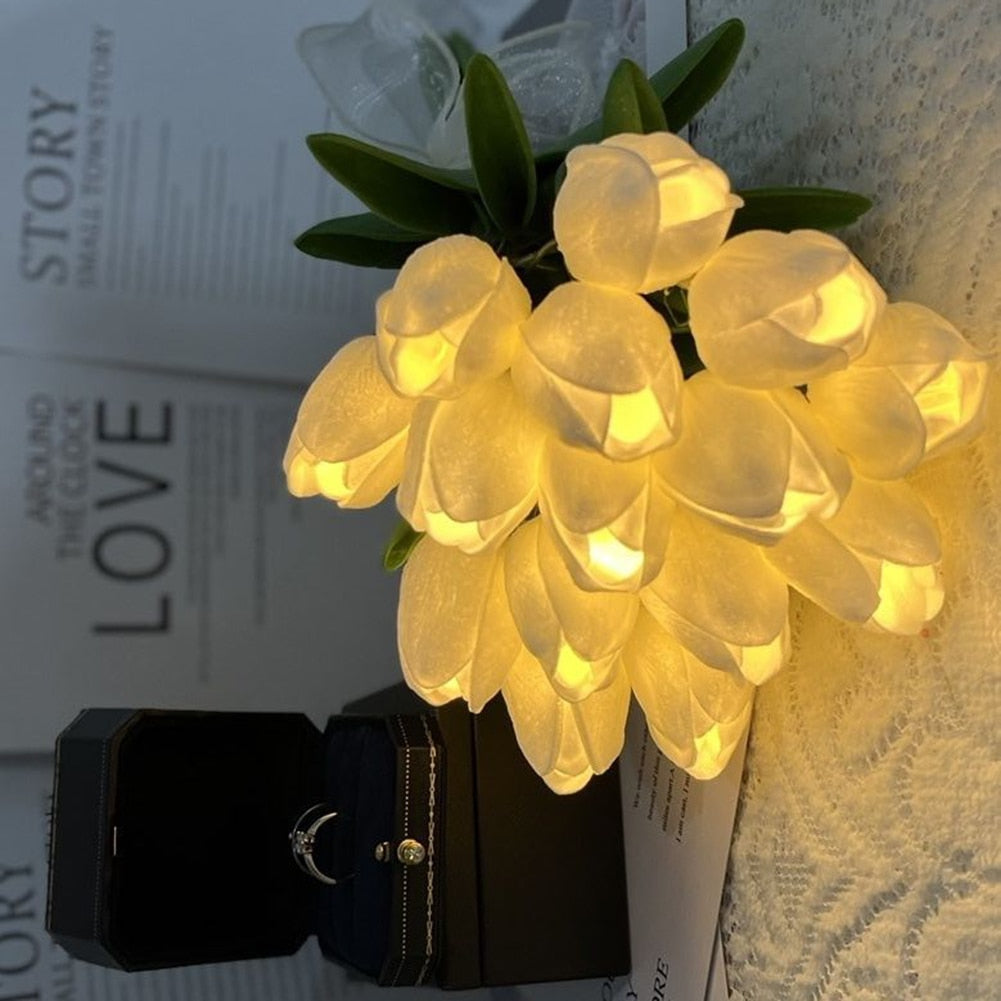 Tulip Bouquet LED Lamps - Bouquet Blossoms Shop