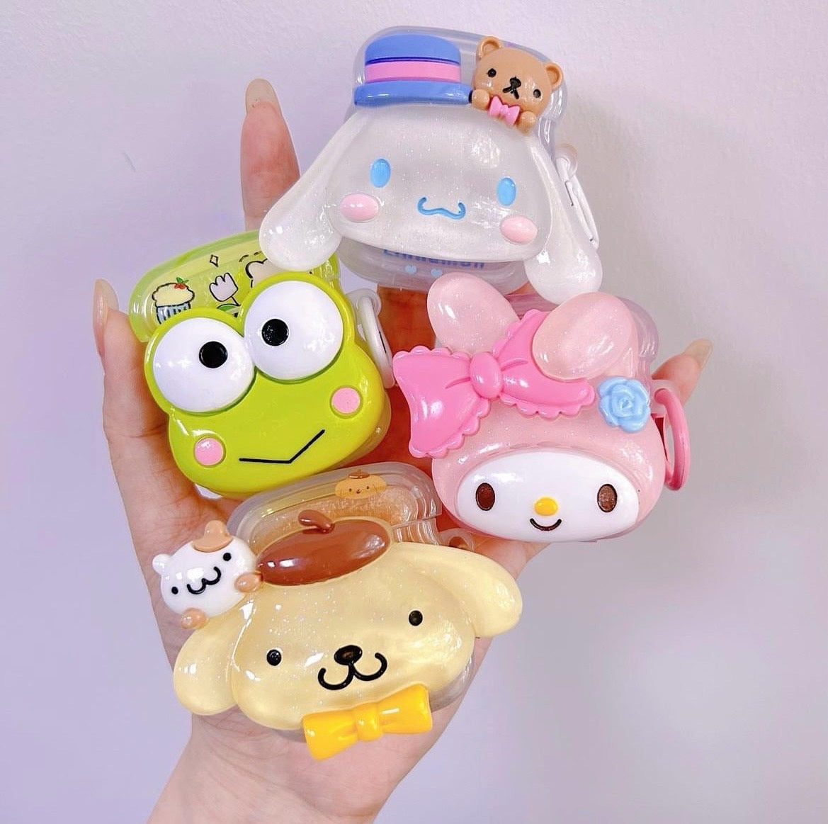 Kawaii Characters Jelly Airpod Cases - Bouquet Blossoms Shop