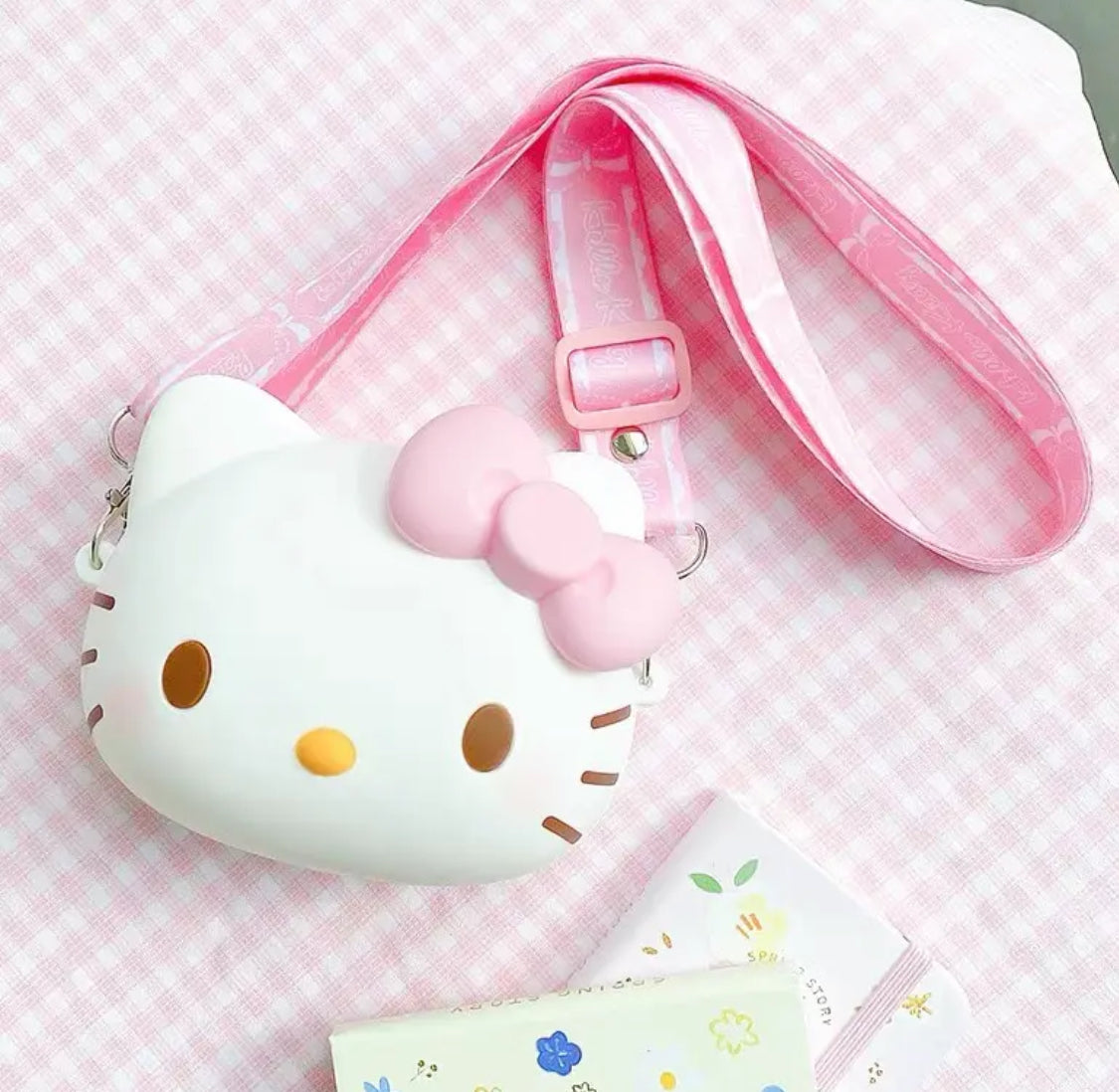 Kawaii Character Silicone Crossbody Bag - Bouquet Blossoms Shop