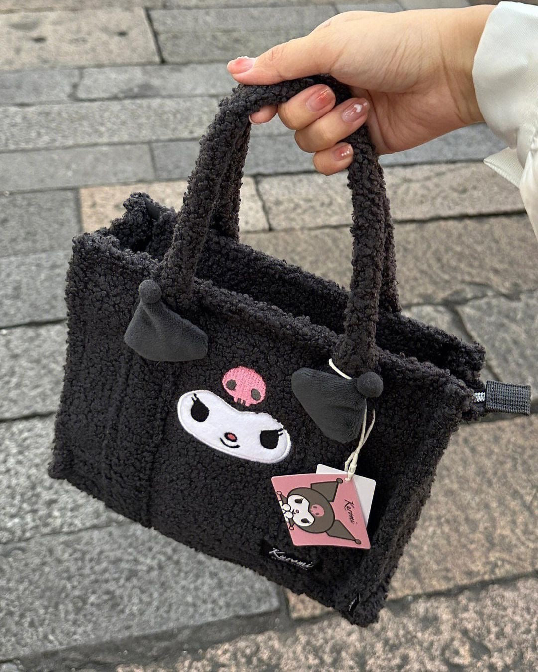 Kuro & Cinna Fluffy Tote Bag - Bouquet Blossoms Shop