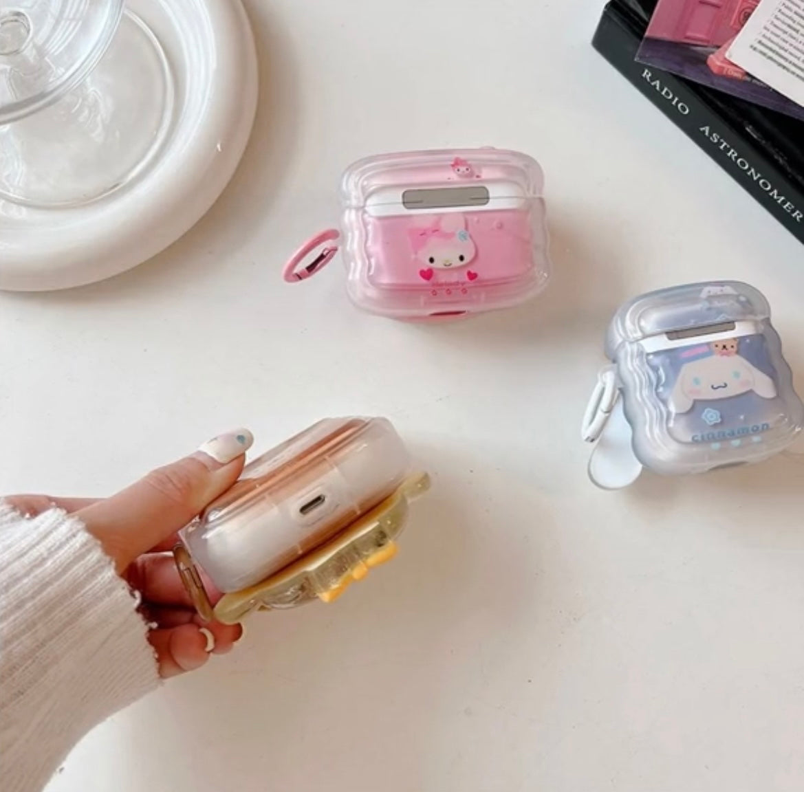 Kawaii Characters Jelly Airpod Cases - Bouquet Blossoms Shop