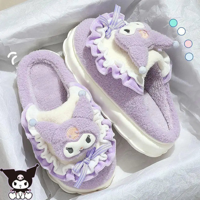 Kawaii Characters Cotton Indoor Slippers (5 Variants)