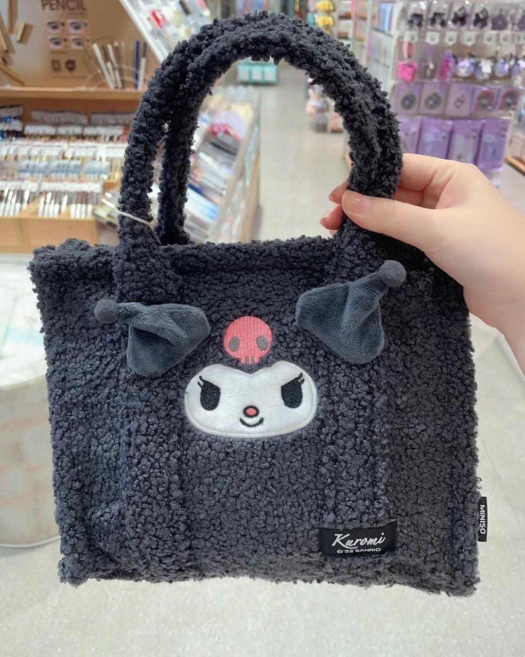 Kuro & Cinna Fluffy Tote Bag - Bouquet Blossoms Shop