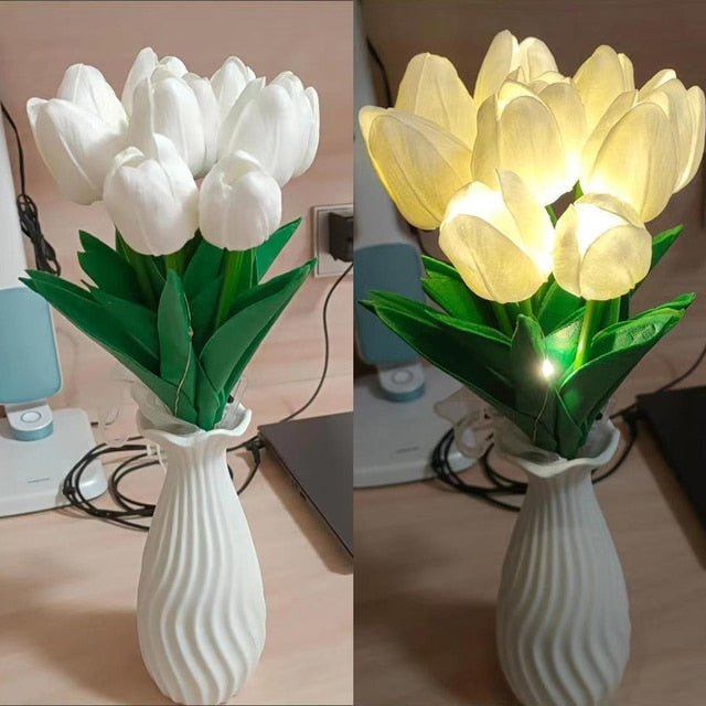 Tulip Bouquet LED Lamps - Bouquet Blossoms Shop