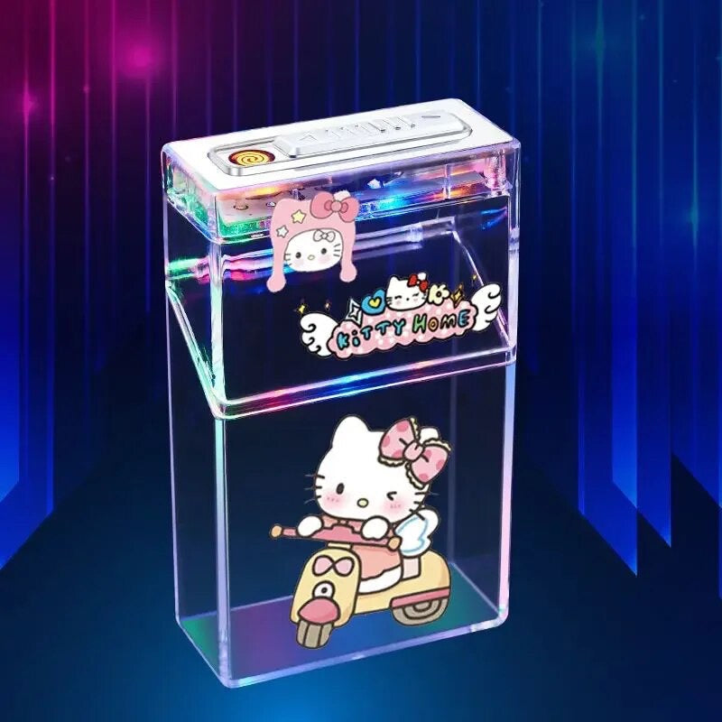 Kawaii Character Electric Lighter Box LED Cases - Bouquet Blossoms Shop