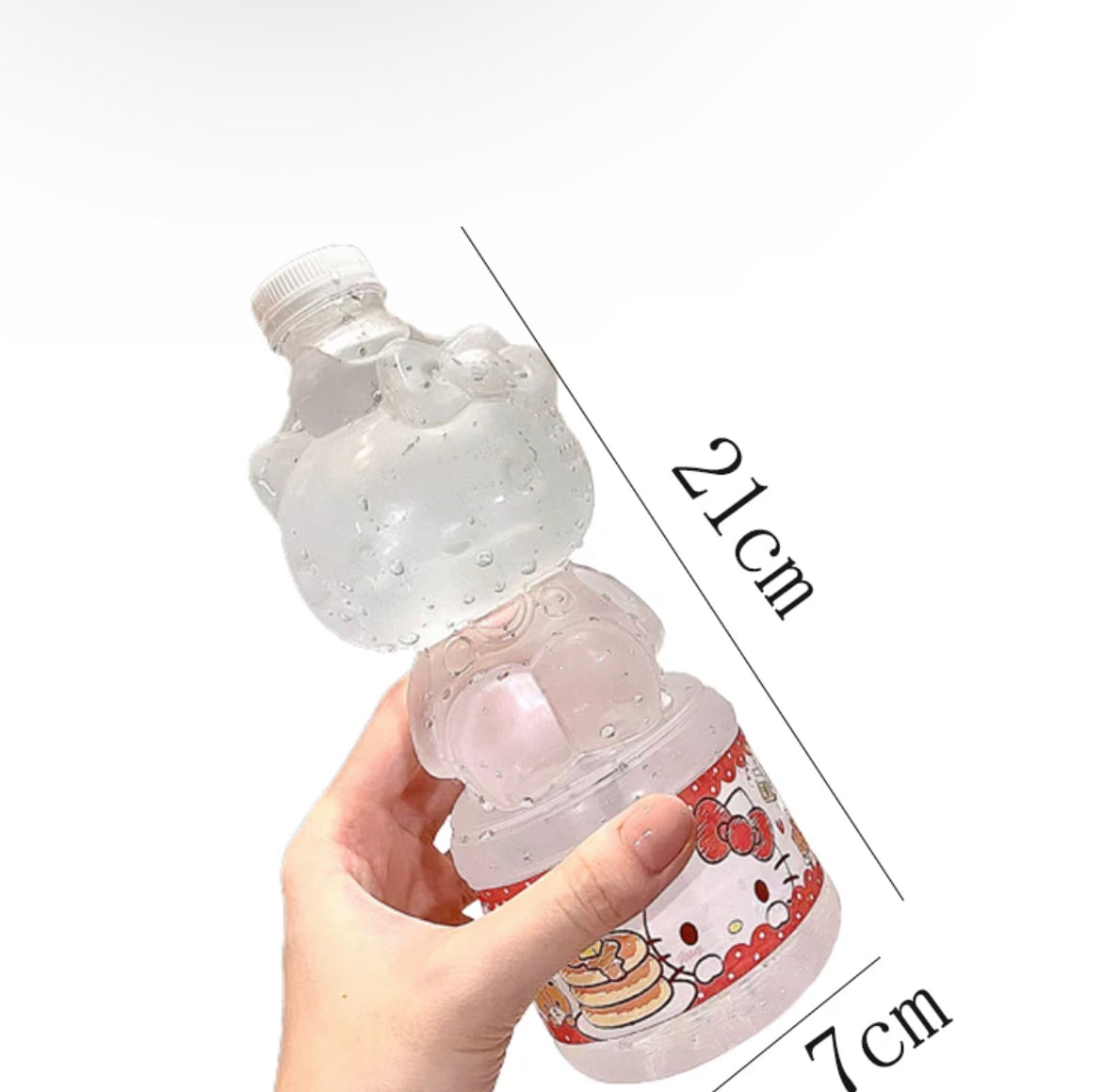 Kitty Kawaii Limited Edition Plastic Shaped Water Bottle - Bouquet Blossoms Shop