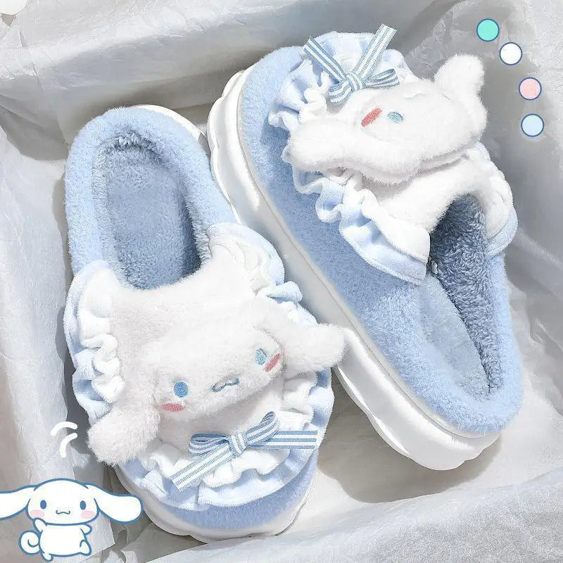 Kawaii Characters Cotton Indoor Slippers (5 Variants)