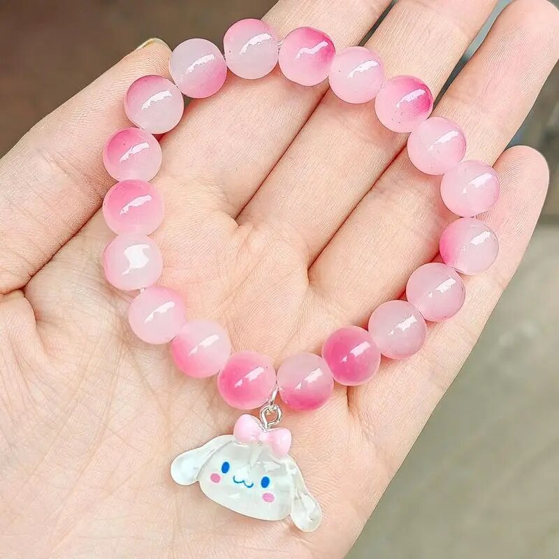 Kawaii Character Jelly Bead Bracelets - Bouquet Blossoms Shop