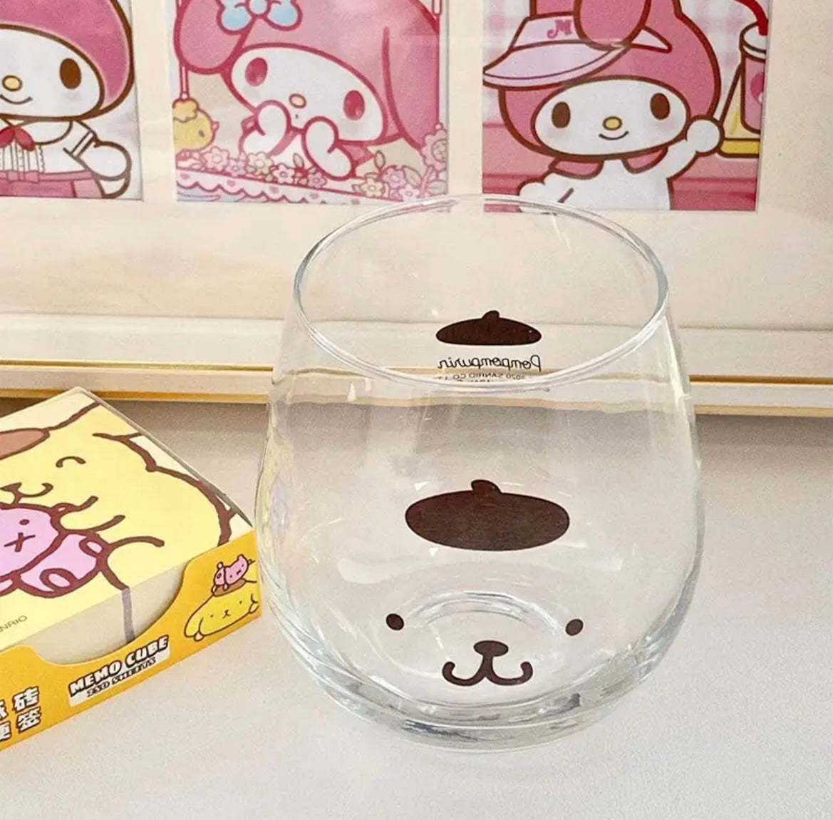 Kawaii Kitty Characters Glass Cups - Bouquet Blossoms Shop