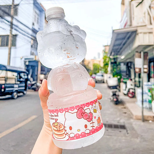 Kitty Kawaii Limited Edition Plastic Shaped Water Bottle - Bouquet Blossoms Shop