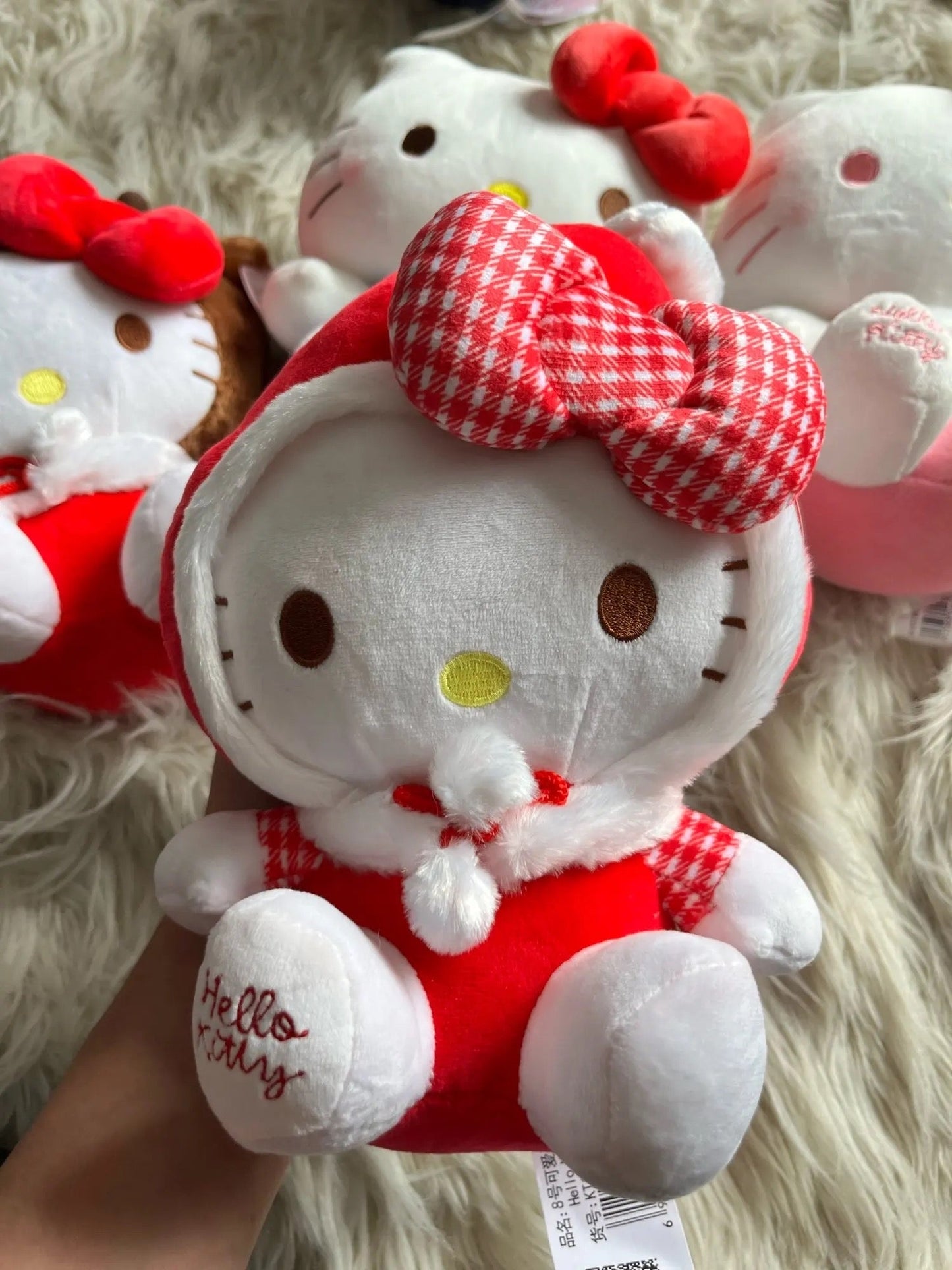 Kitty Kawaii Christmas Santa Reindeer Plushies - Bouquet Blossoms Shop