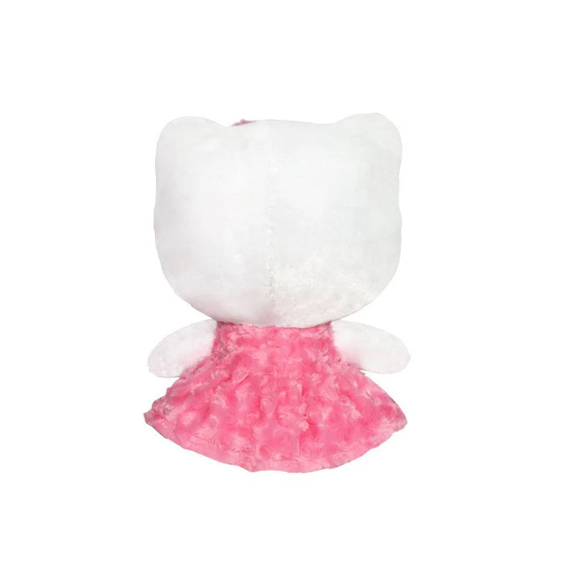 Kawaii Character Pink Mesh Ruffle Plushie