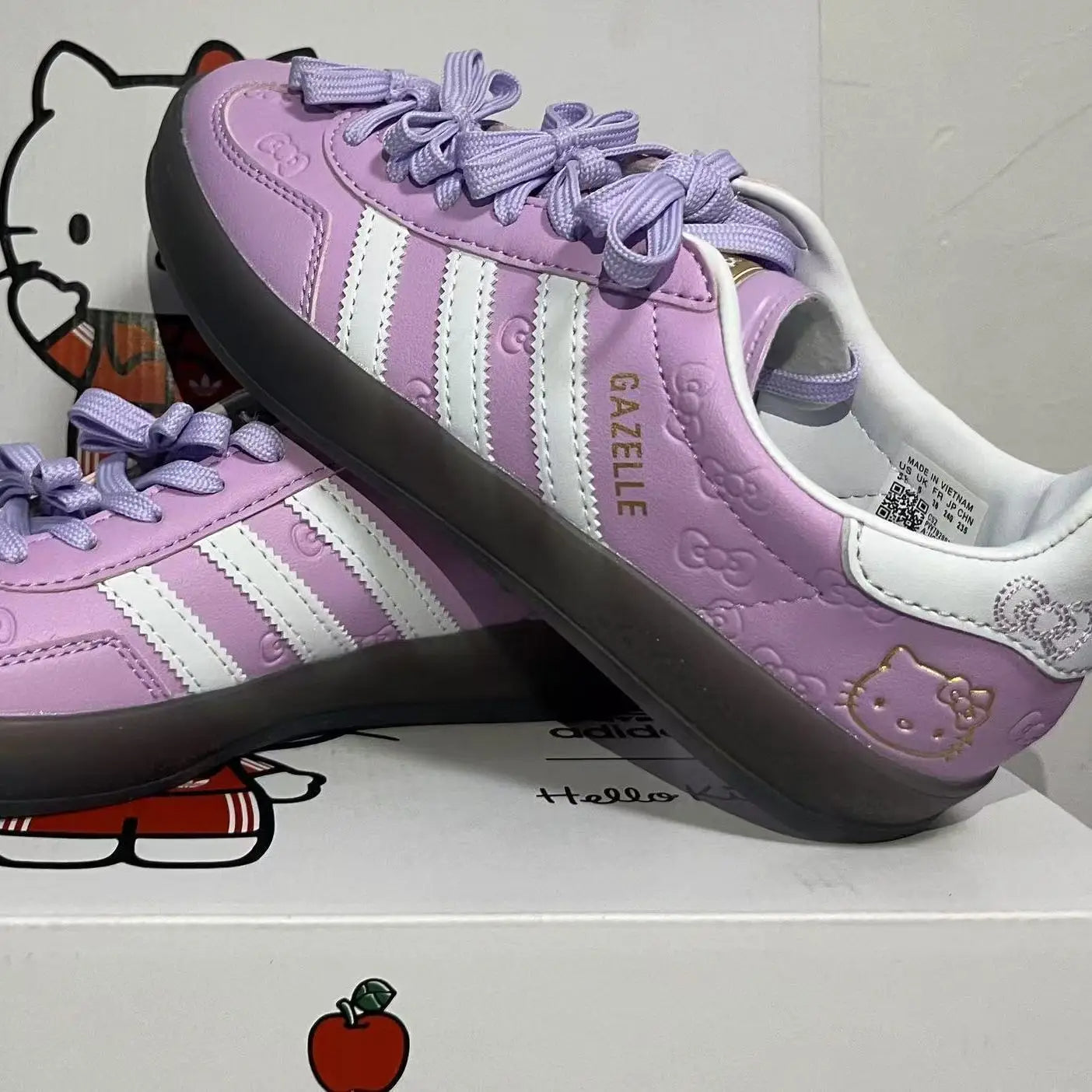 Kitty Kawaii Gazelle Indoor Triple Stripes Sneaker (6 Variants)