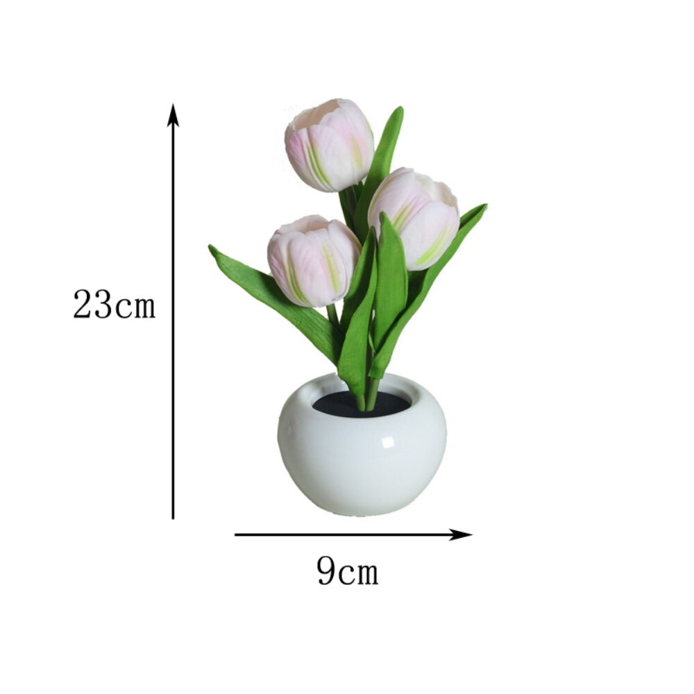 Tulip Colourful LED Pot Night Lamps - Bouquet Blossoms Shop