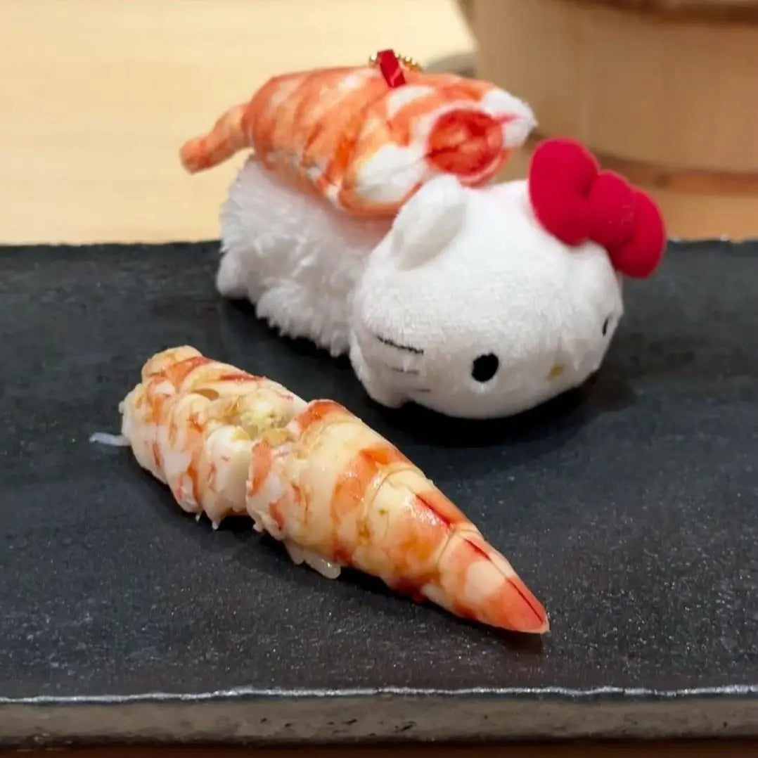 Kitty Kawaii Sushi 7cm Plushie Keychain