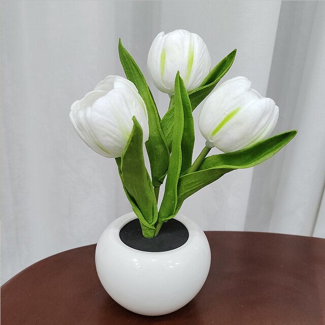 Tulip Colourful LED Pot Night Lamps - Bouquet Blossoms Shop