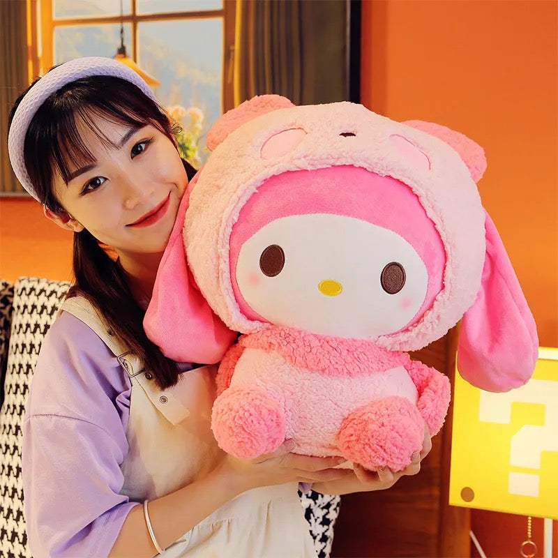 Melody Small & Large Jumbo Sized Pink Plushie - Bouquet Blossoms Shop