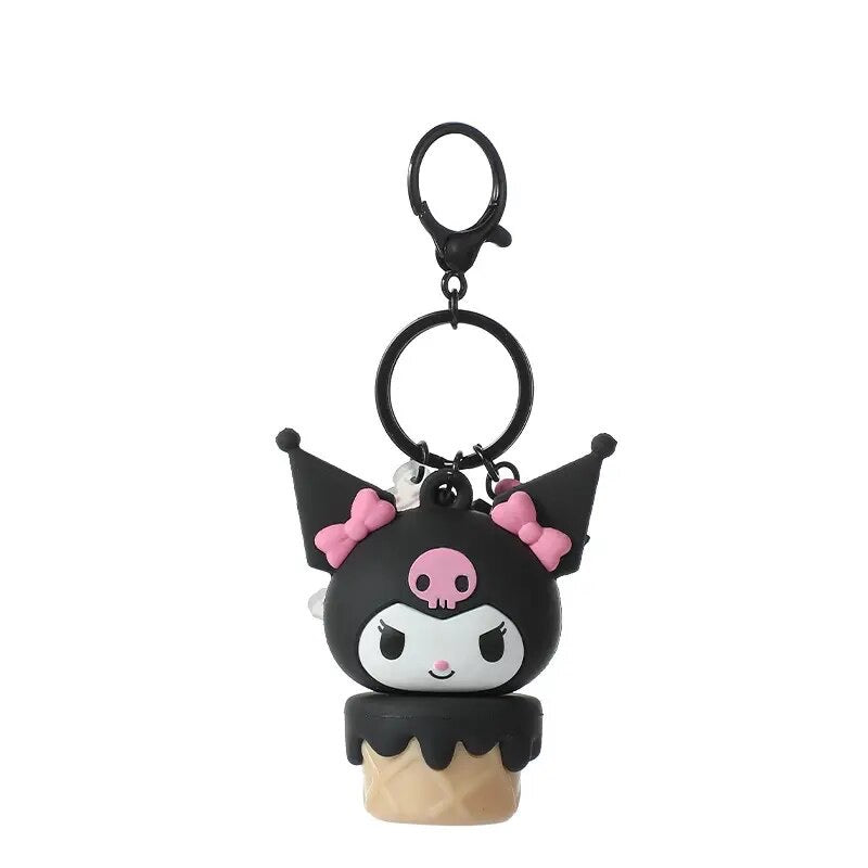 Kawaii Characters Melody, Kuro & Cinna Glowing Light Up Keychains - Bouquet Blossoms Shop