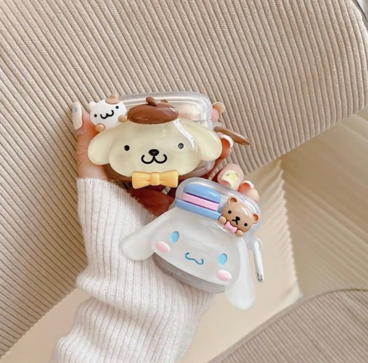 Kawaii Characters Jelly Airpod Cases - Bouquet Blossoms Shop