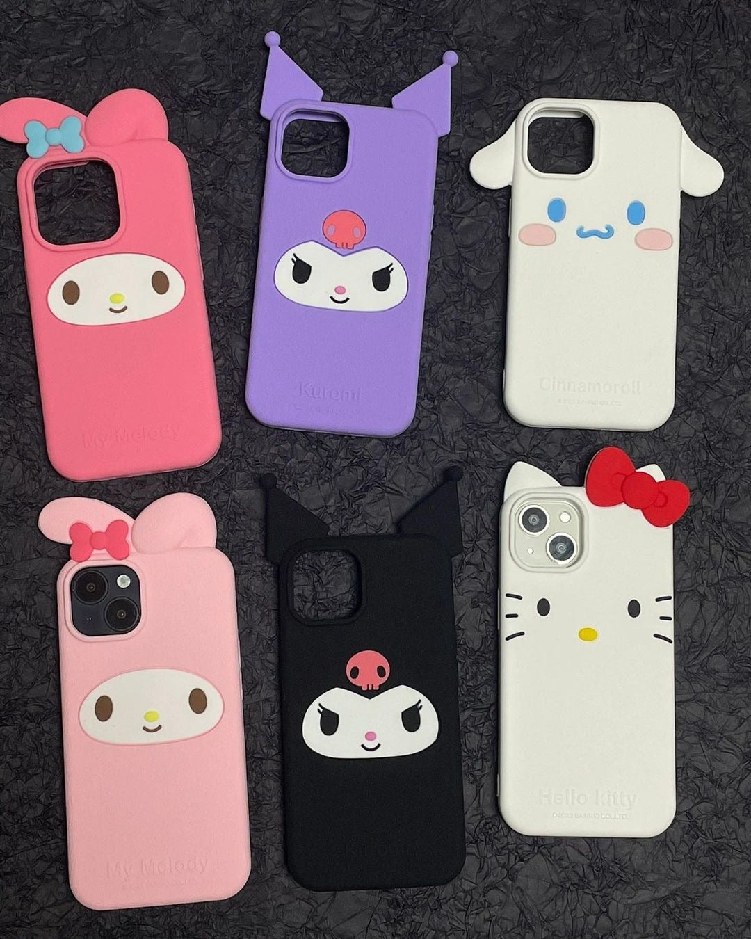 Kawaii Characters Silicone Phone Case - Bouquet Blossoms Shop