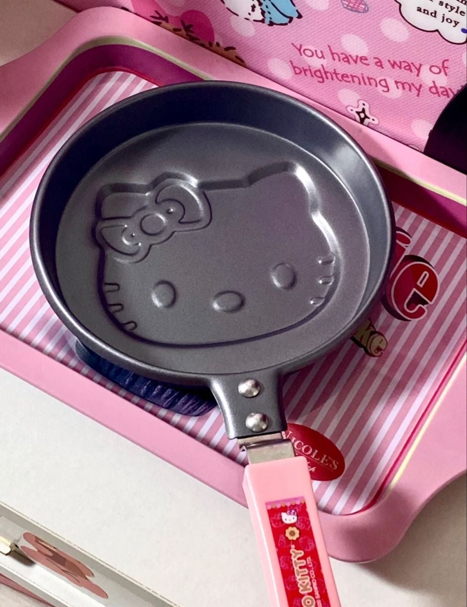 Kitty Kawaii Frying Pans (3 Shape Styles) - Bouquet Blossoms Shop