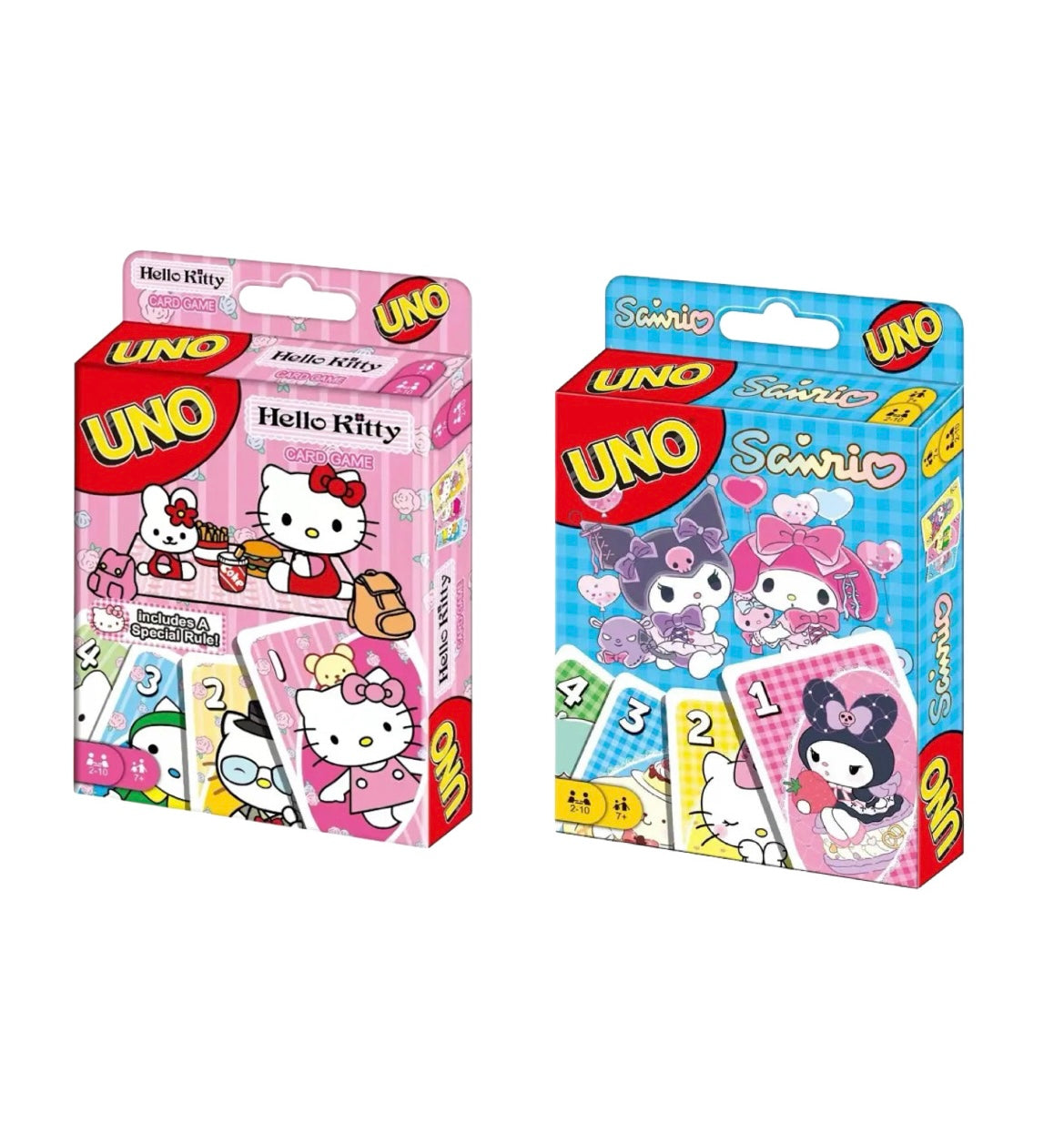 Kawaii Kitty Characters Uno Game Cards Set - Bouquet Blossoms Shop