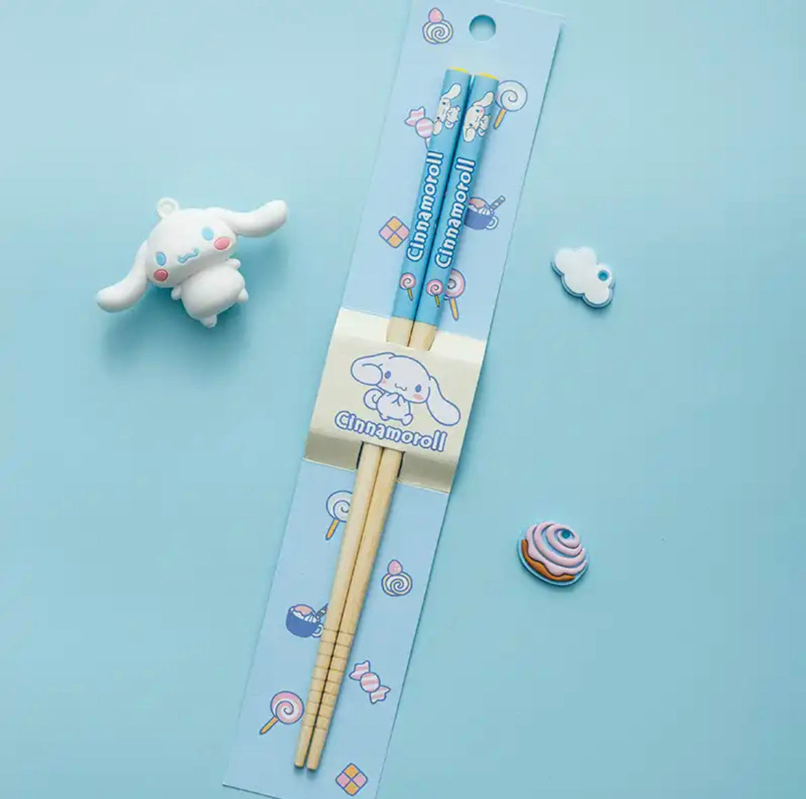 Kawaii Character Colourful Named Chopsticks - Bouquet Blossoms Shop