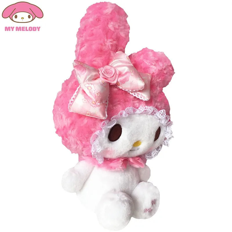 Kawaii Character Pink Mesh Ruffle Plushie