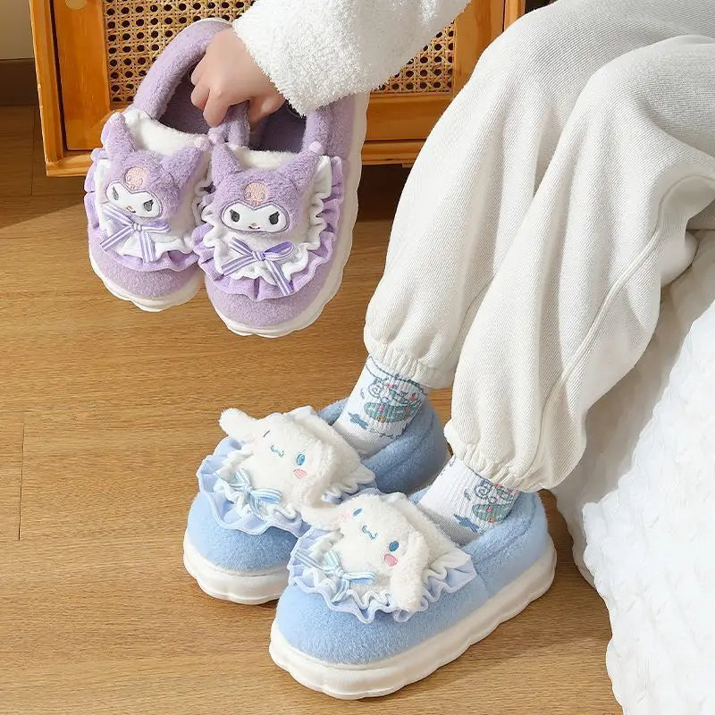 Kawaii Characters Cotton Indoor Slippers (5 Variants)