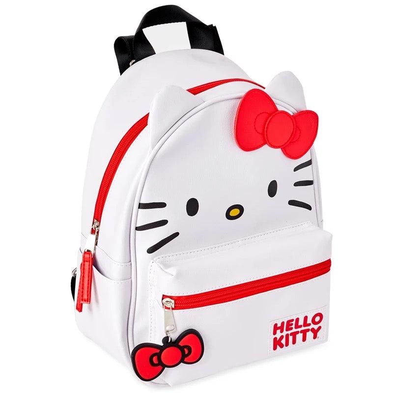 Kitty Kawaii Red White Bow Backpack Bag - Bouquet Blossoms Shop