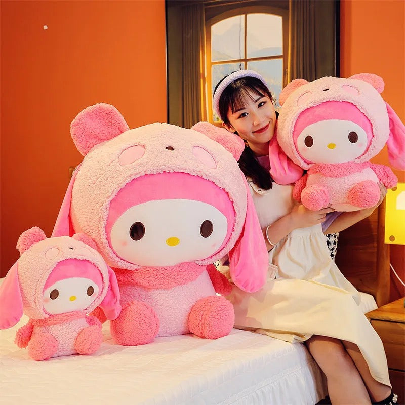 Melody Small & Large Jumbo Sized Pink Plushie - Bouquet Blossoms Shop