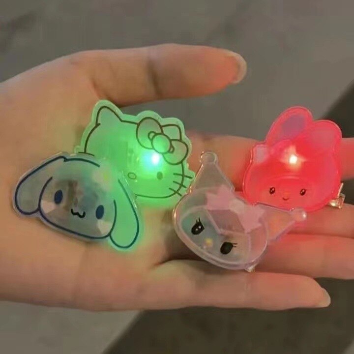 Kawaii Characters LED light up hairclips - Bouquet Blossoms Shop