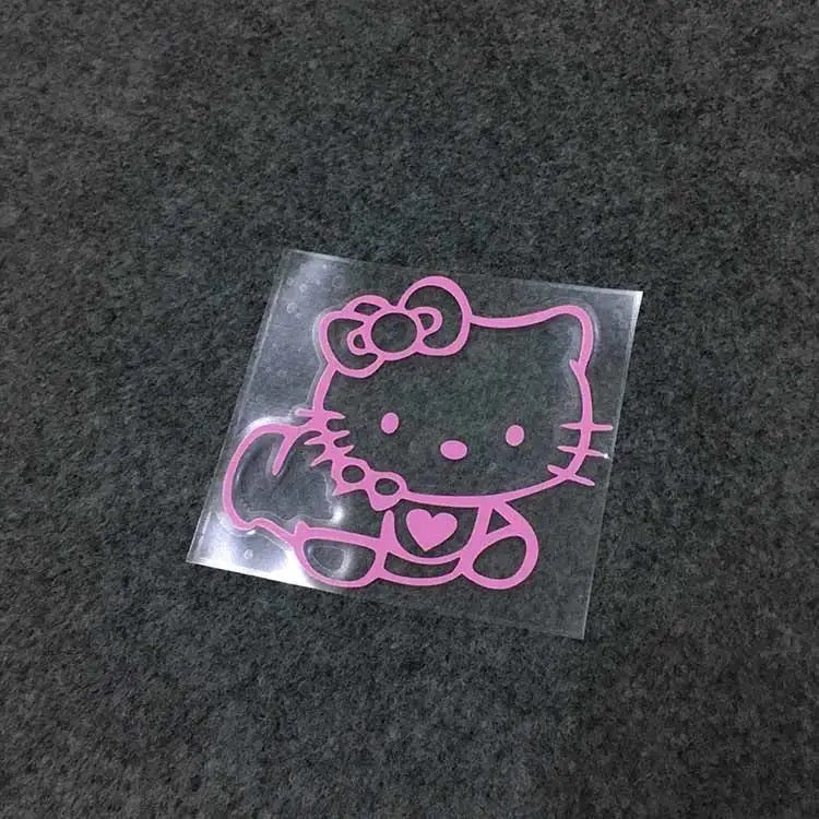 Kawaii Kitty Pink Car Stickers (6 Styles) - Bouquet Blossoms Shop