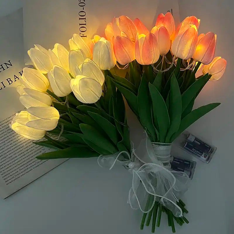 Tulip Bouquet LED Lamps - Bouquet Blossoms Shop