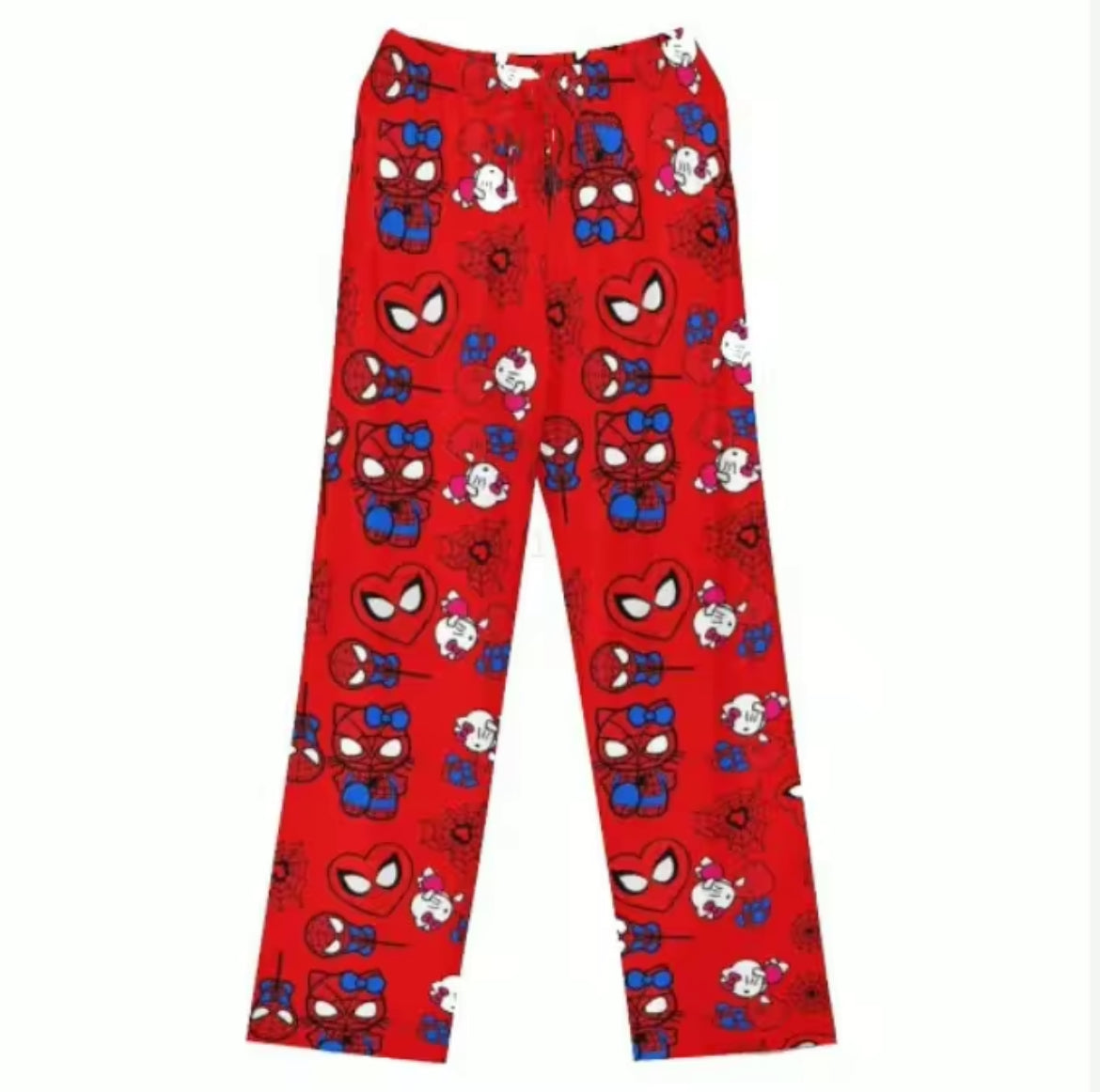 Kitty Kawaii x Spidey Pyjama Pjs Bottom Pants (4 Styles) - Bouquet Blossoms Shop