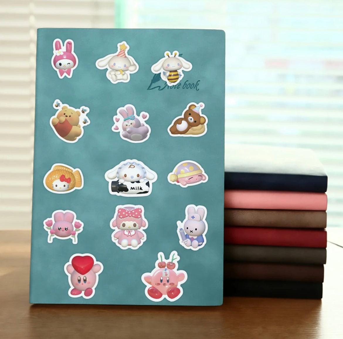 Kawaii Characters 3D 100pcs Stickers - Bouquet Blossoms Shop