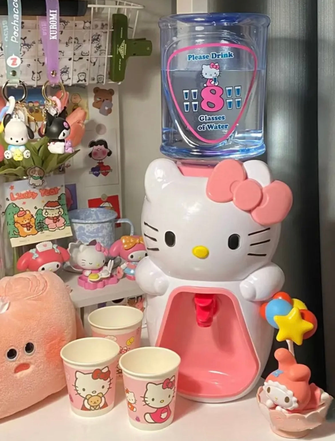 Kitty Kawaii 2000ML Drink Liquid Water Dispenser - Bouquet Blossoms Shop