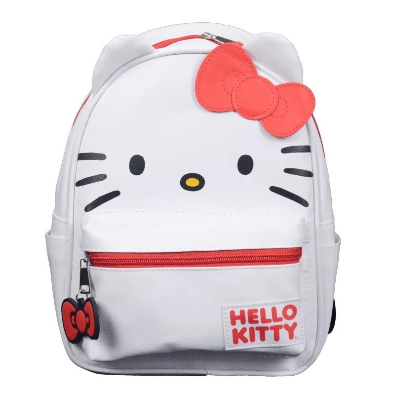 Kitty Kawaii Red White Bow Backpack Bag - Bouquet Blossoms Shop