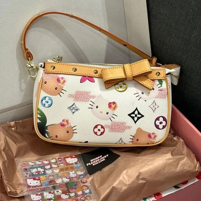 Kitty Kawaii LV Style Hand Bag - Bouquet Blossoms Shop