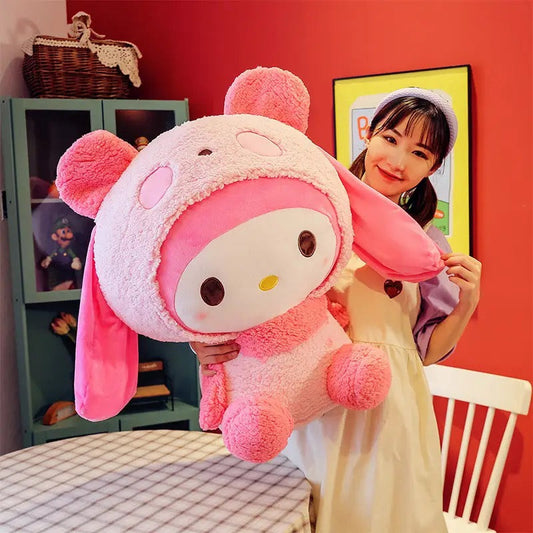 Melody Small & Large Jumbo Sized Pink Plushie - Bouquet Blossoms Shop