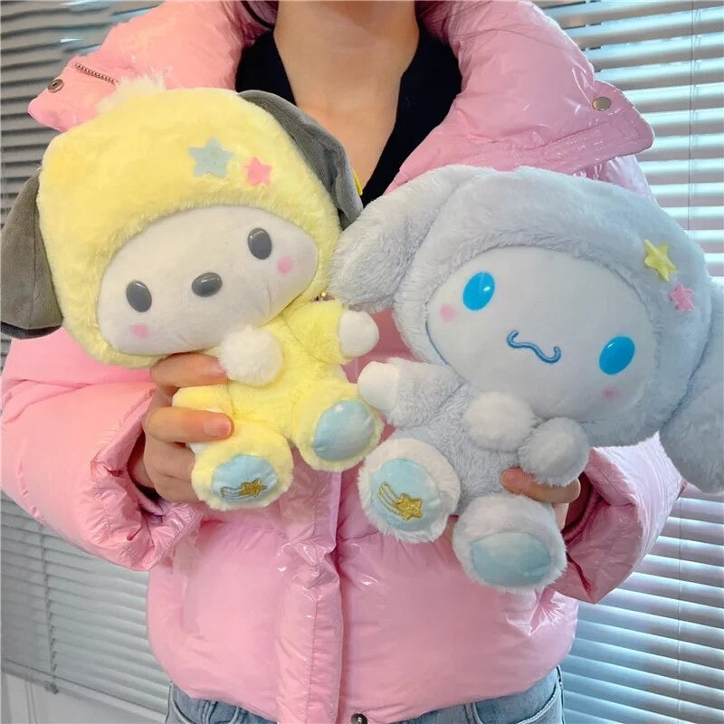 Kawaii Colourful Star Characters Plushies - Bouquet Blossoms Shop