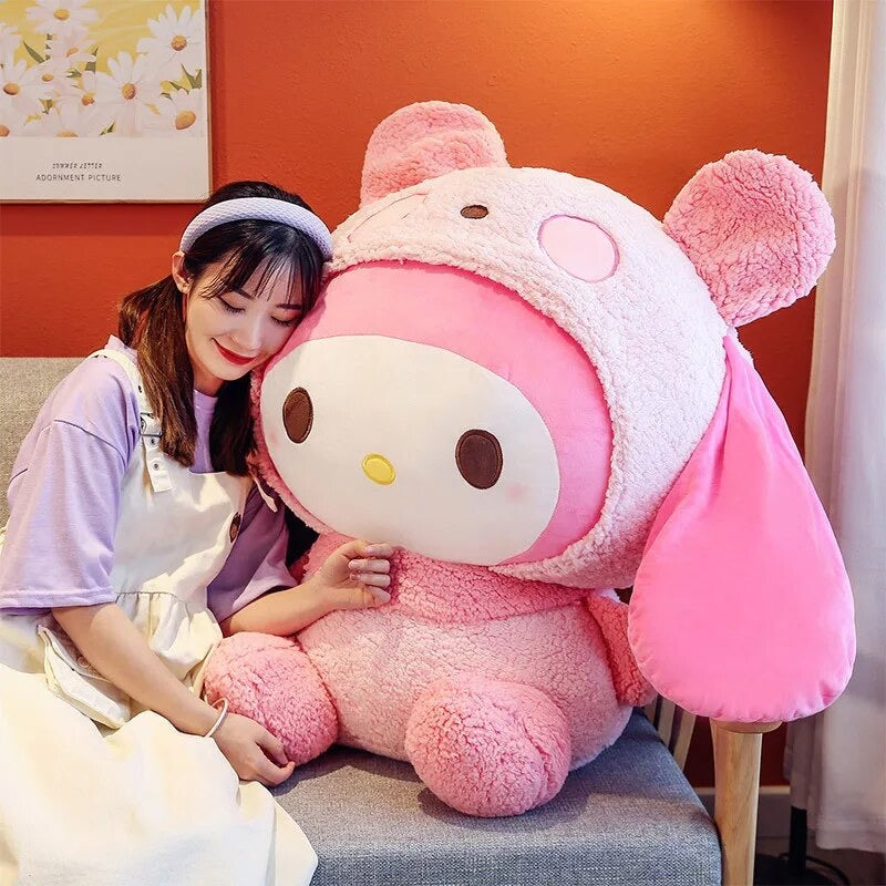 Melody Small & Large Jumbo Sized Pink Plushie - Bouquet Blossoms Shop