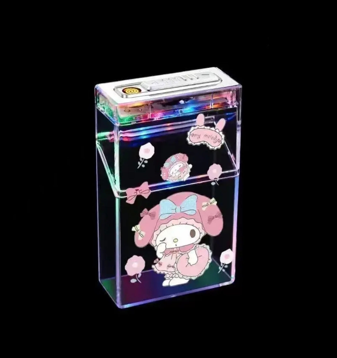 Kawaii Character Electric Lighter Box LED Cases - Bouquet Blossoms Shop