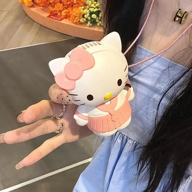 Kawaii Kitty Cute Summer Mini Fans - Bouquet Blossoms Shop